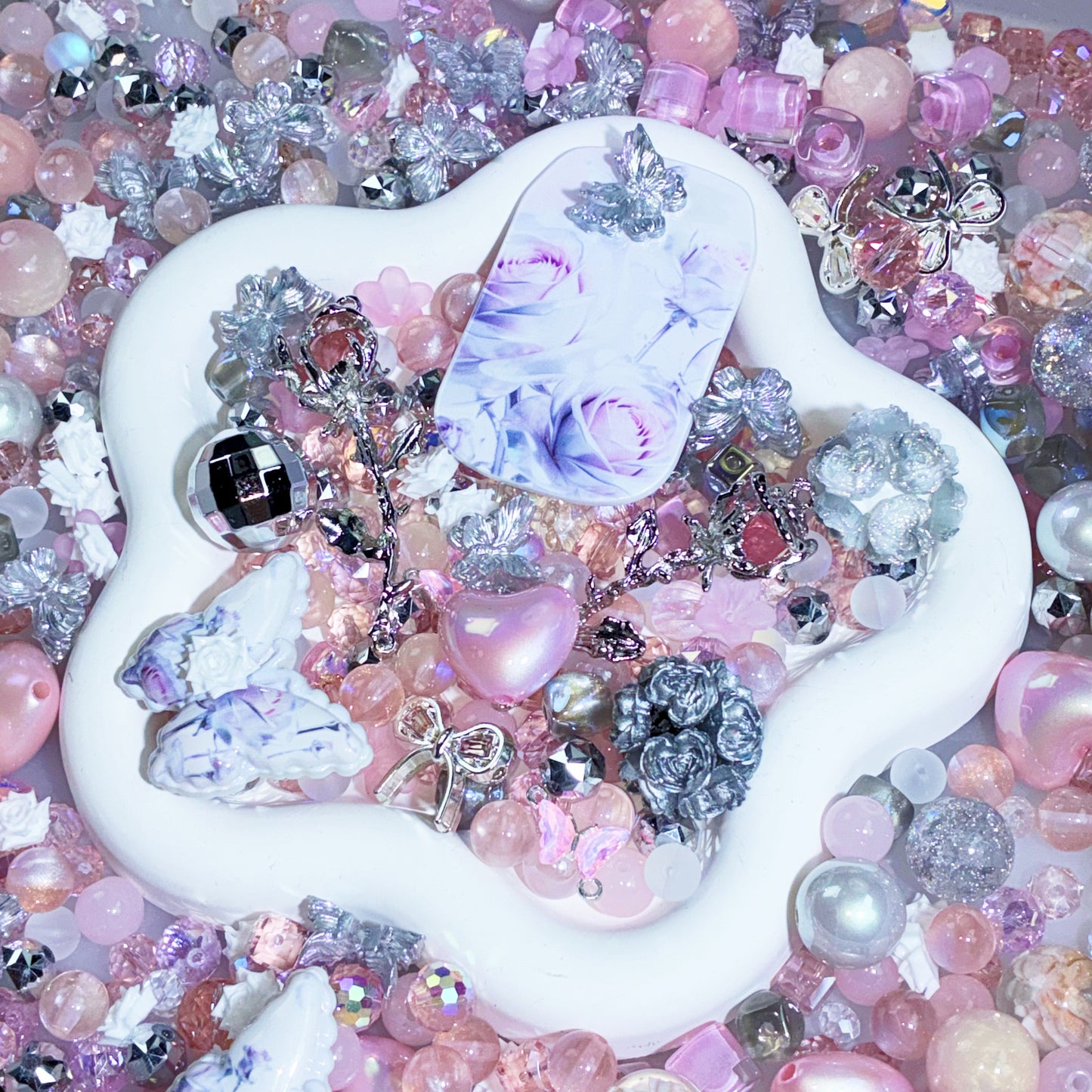 【For Jewelry /Key Chain/ Pen】Live Product-Mystic Rose Mix