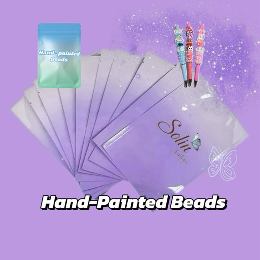 【For Pen】Live Product- Hand Painted Beads Bag
