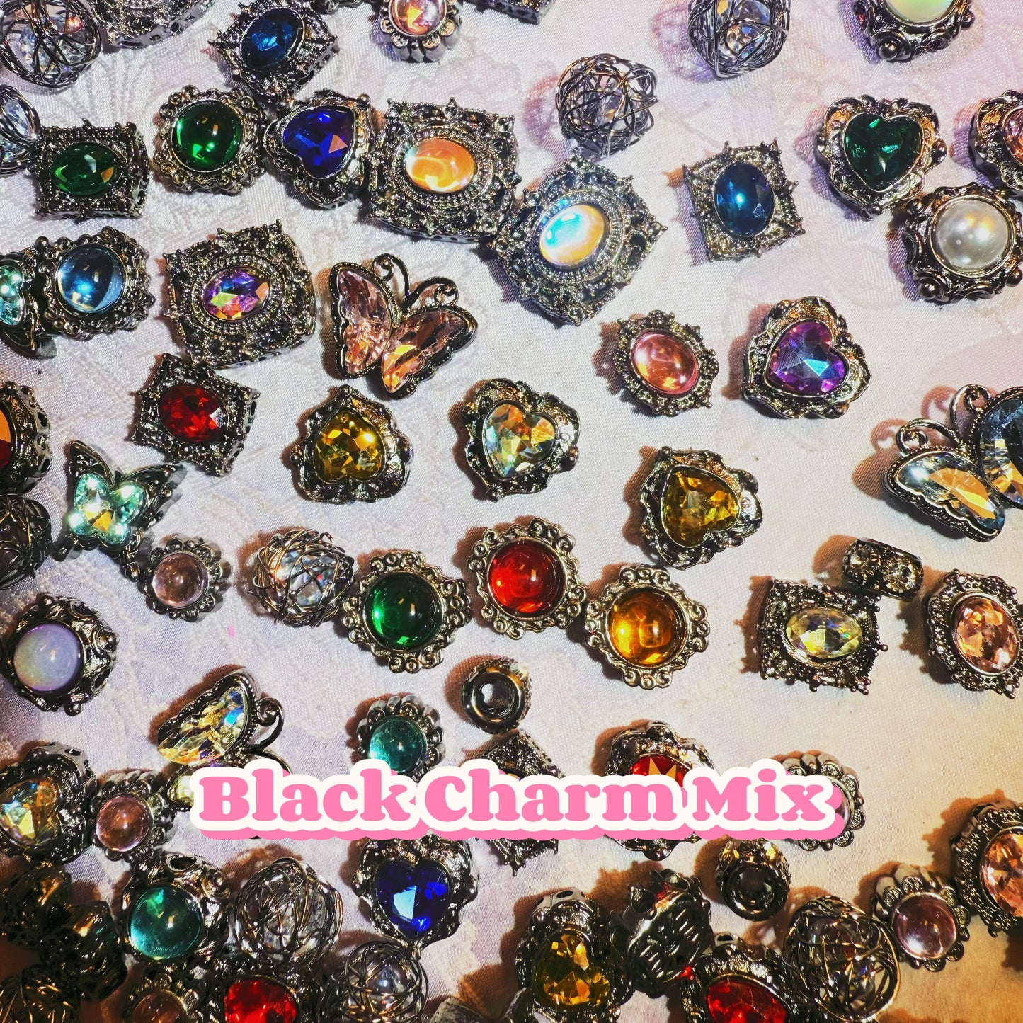 Live Product- Black Charm(Alloy&Zircon)