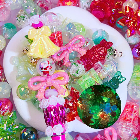 【Key Chain/Car Hanger/Pen】Live Product-Glowing Christmas Mix