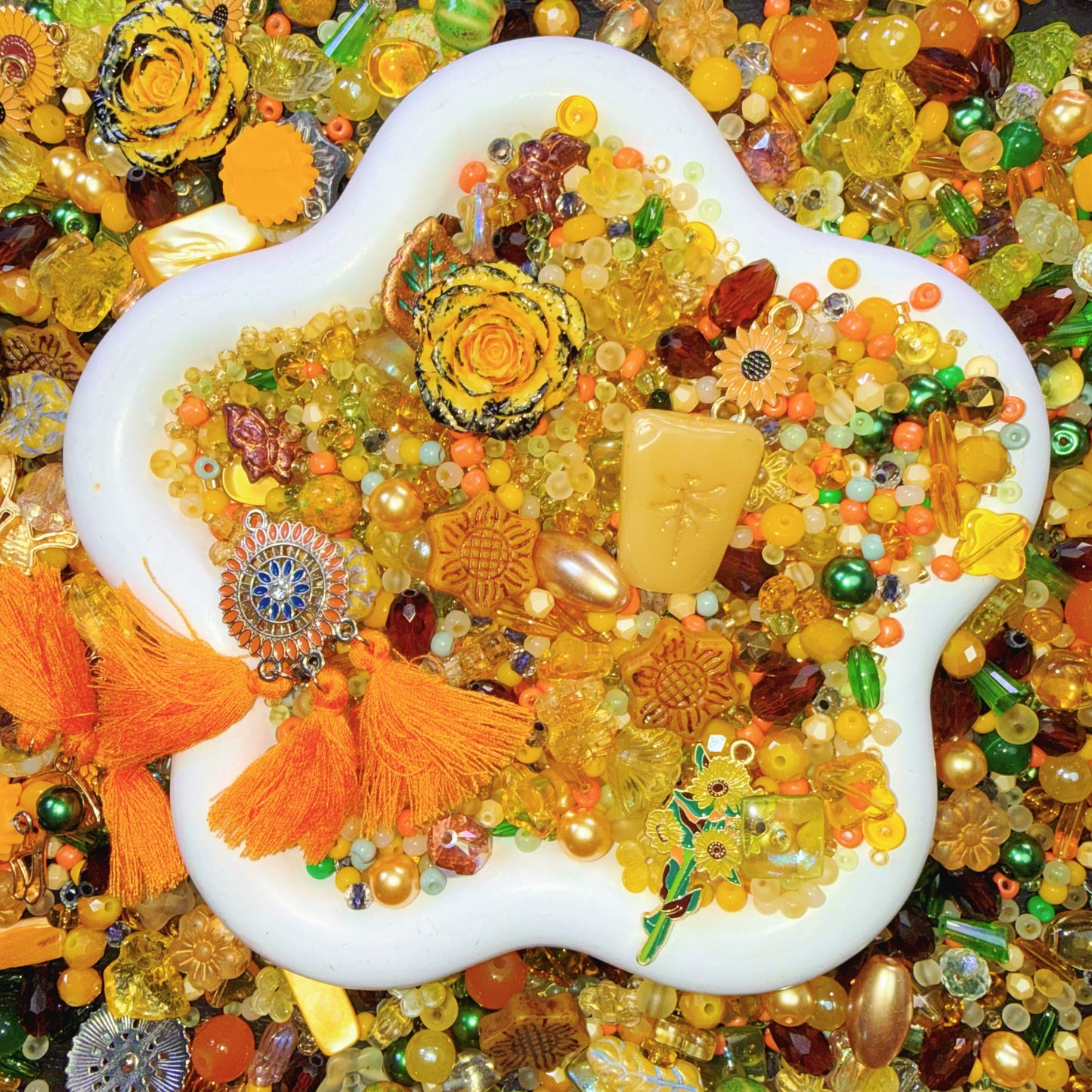 【For Jewelry】Live Product-Sun Flower Harvest  Mix