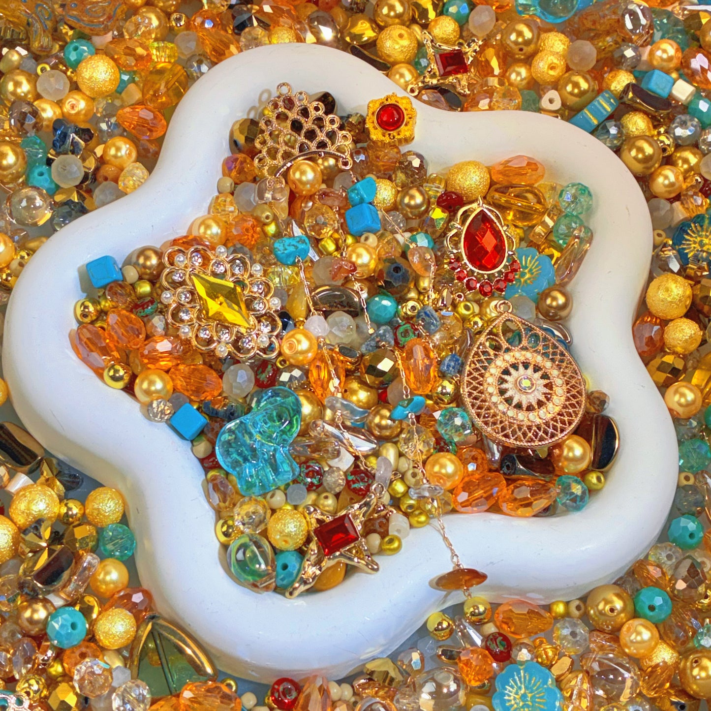 【For Jewelry/ Key Chain 】Live Product-India Delux Mix