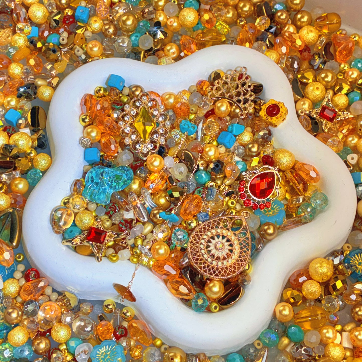 【For Jewelry/ Key Chain 】Live Product-India Delux Mix