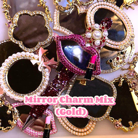 Live Product- GOLD Mirror Charm Mix