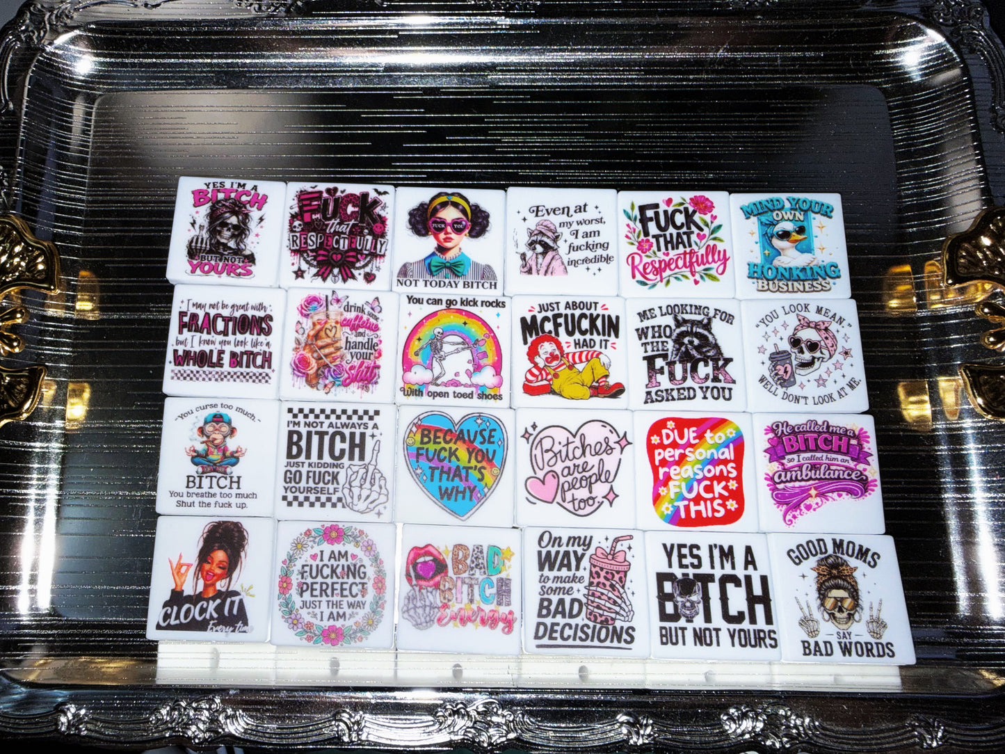 【Offline Packing】【For Pen】Live Product- Bad Words Silicone Mix（ New Stock）