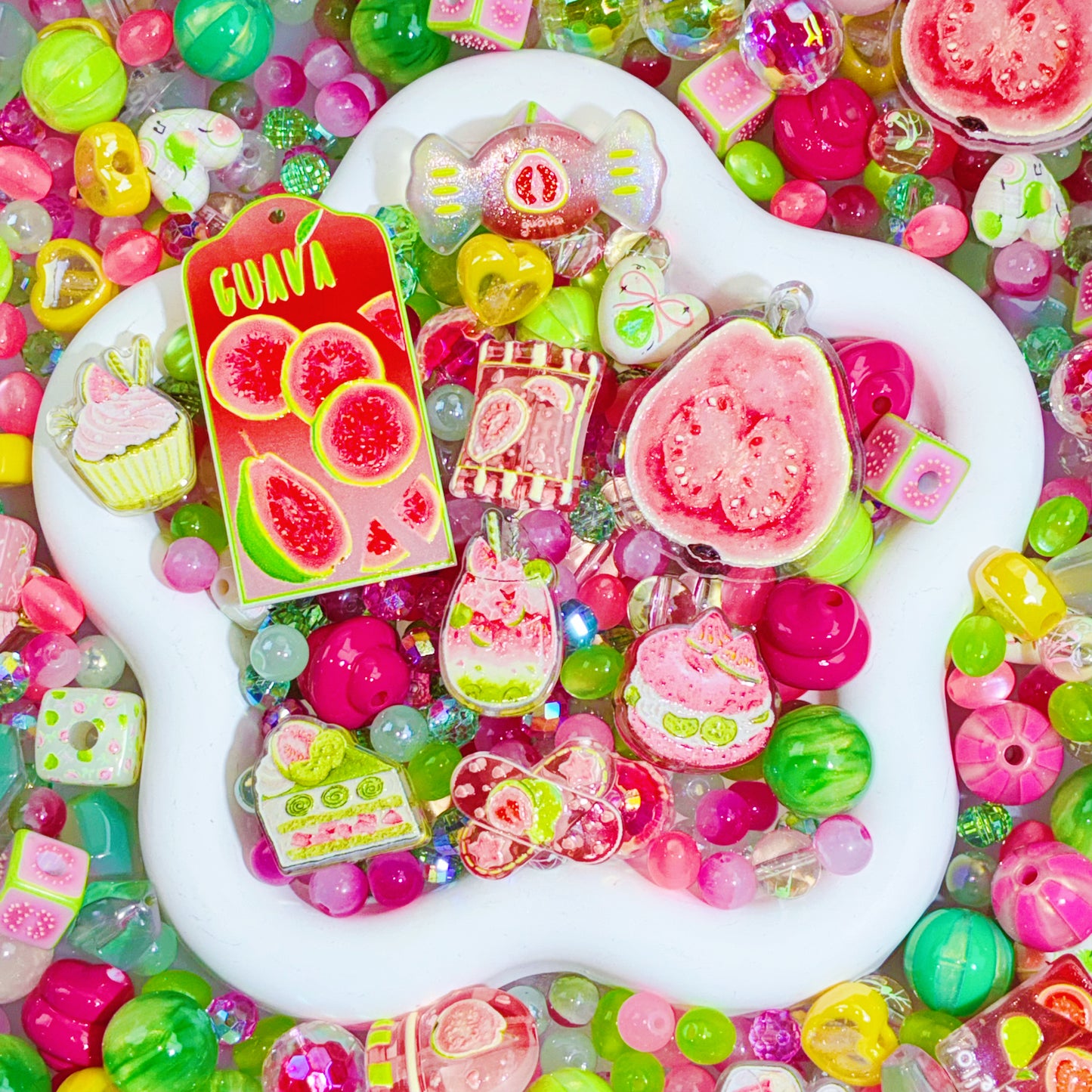 【For Car Hanger/Key Chain】Live Product- Guava Juice Mix