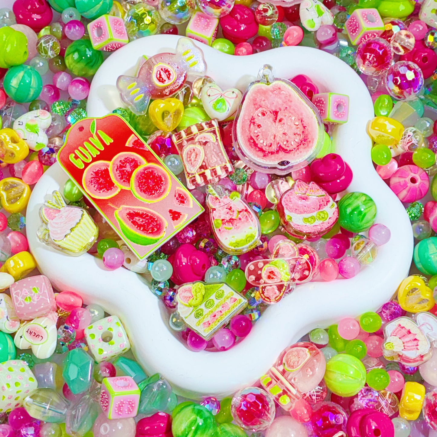 【For Car Hanger/Key Chain】Live Product- Guava Juice Mix