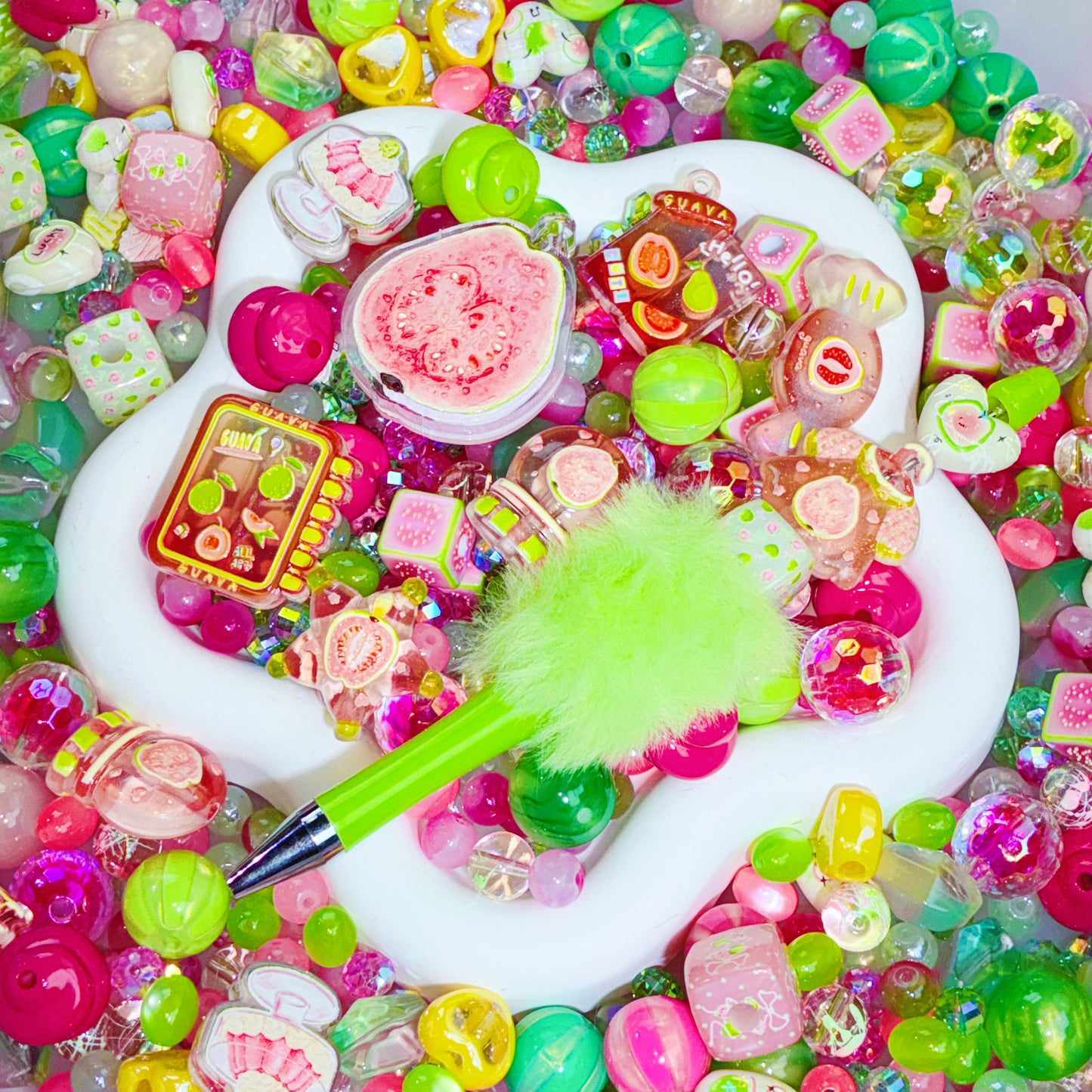 【For Car Hanger/Key Chain】Live Product- Guava Juice Mix