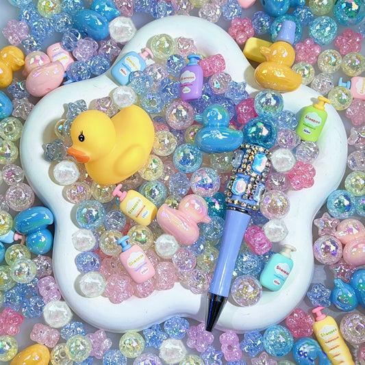 【For Key Chain】Live Product-Bathing Duck × Cherish