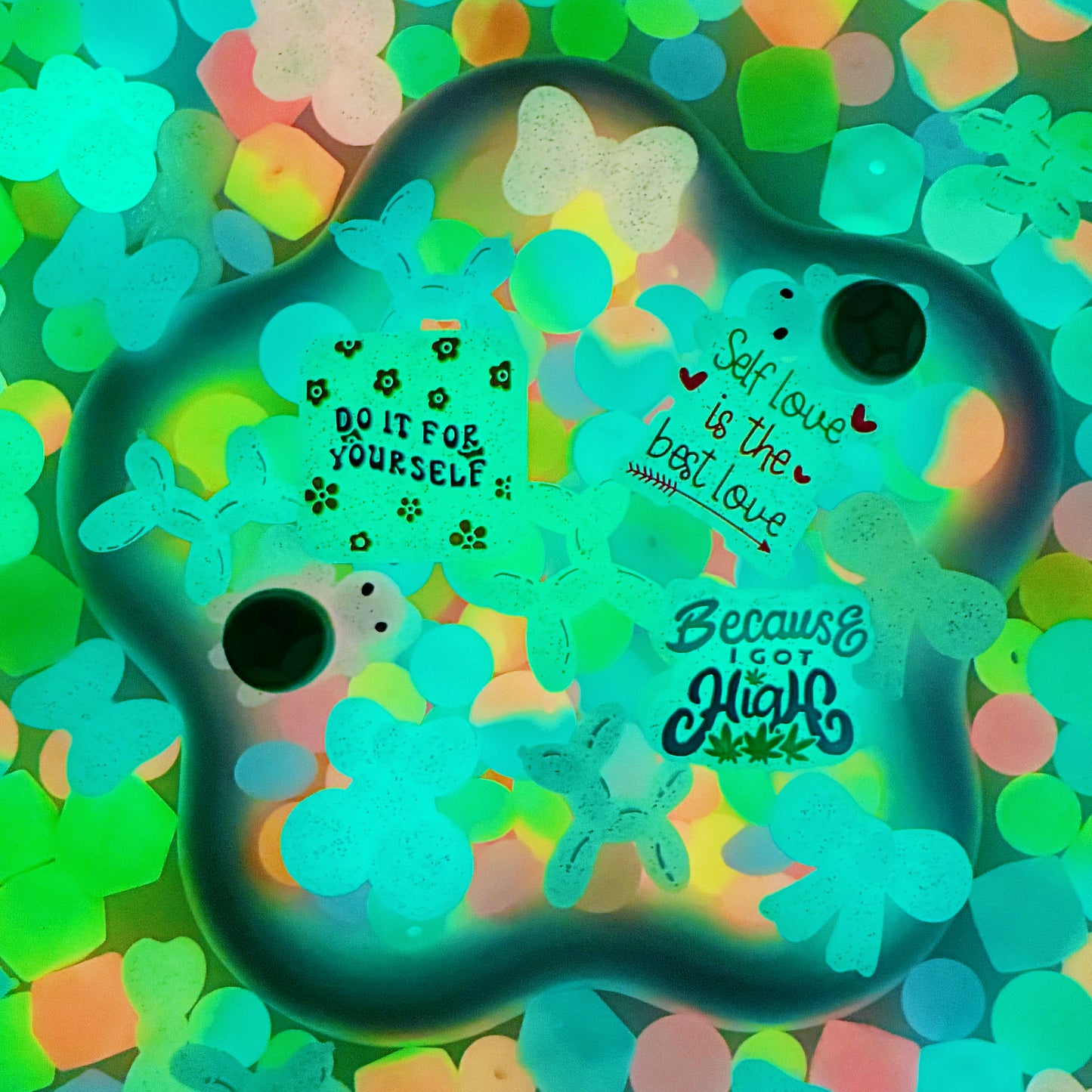 【For Pen】Live Product- Glowing Neon Silicone Mix