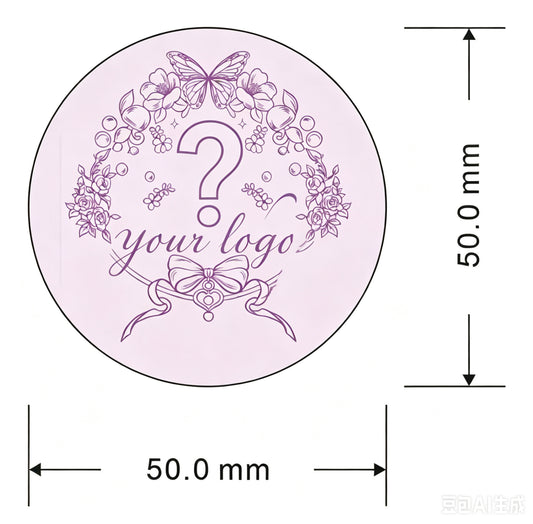 【4-6 Days to Print】【Offline Packing】Customized LOGO Sticker