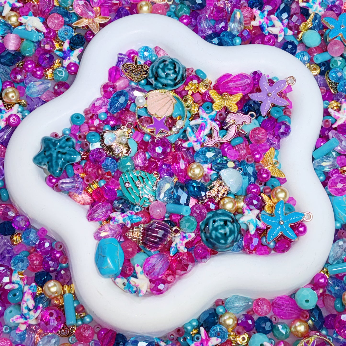 【For Jewelry】Live Product-Magenta Starfish Mix ×  Michelle D