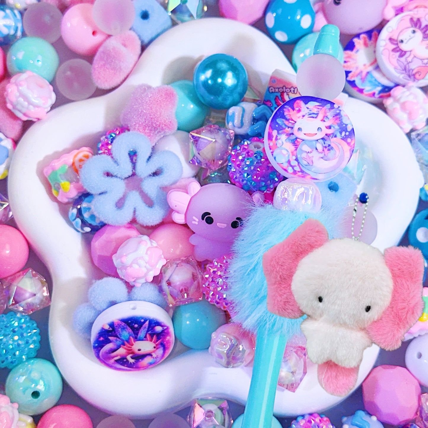 【NEW】【For Pen】Live Product-  Axolotl Silicone& Acrylic Mix