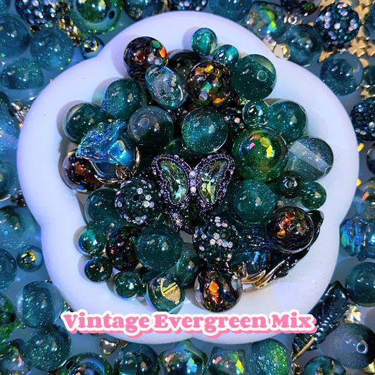 【NEW】【For Keychain】Live Product- Vintage Evergreen Mix