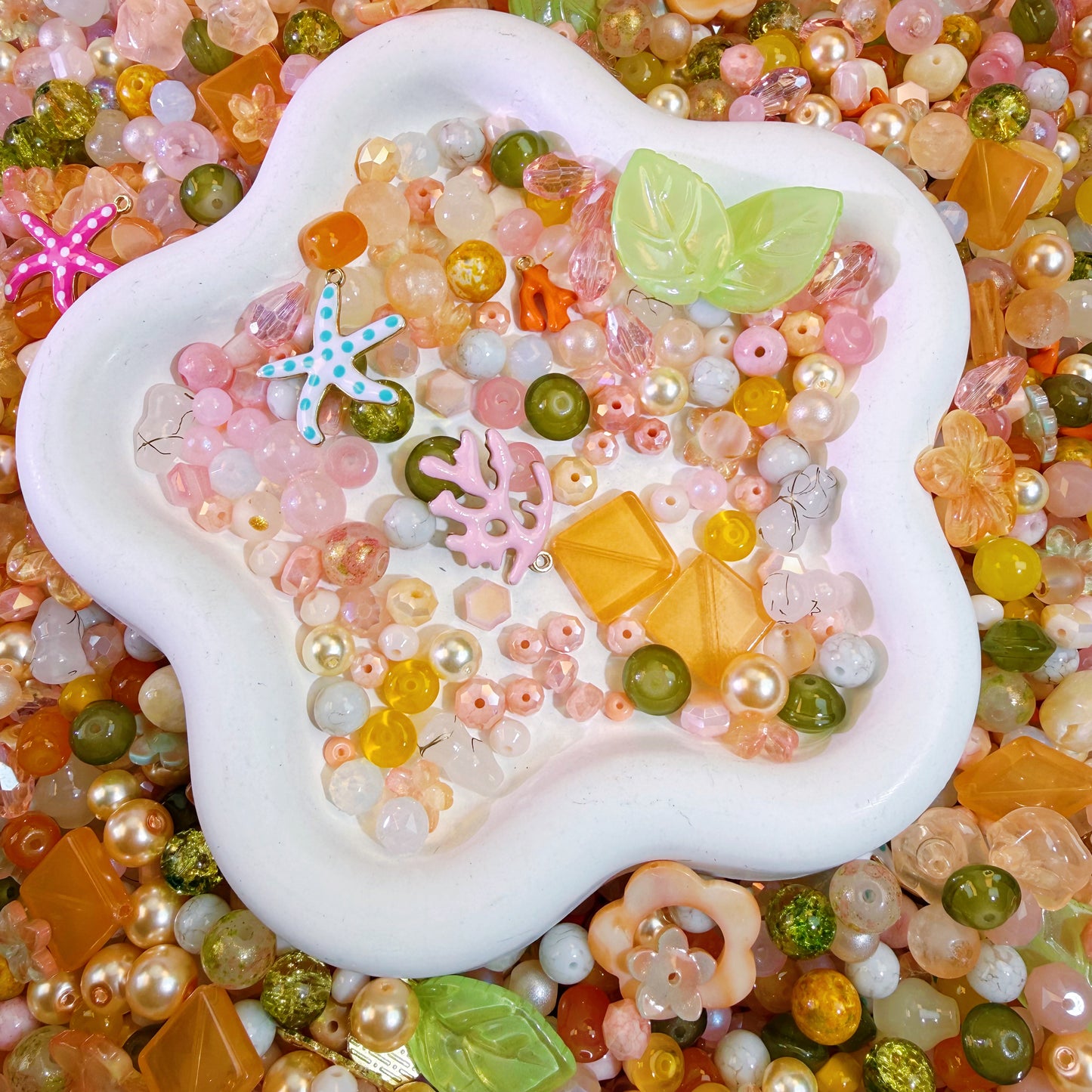 【For Jewelry】Live Product-Coral Tide Mix × Jasmine