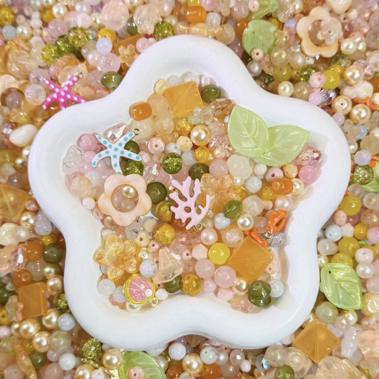 【For Jewelry】Live Product-Coral Tide Mix × Jasmine