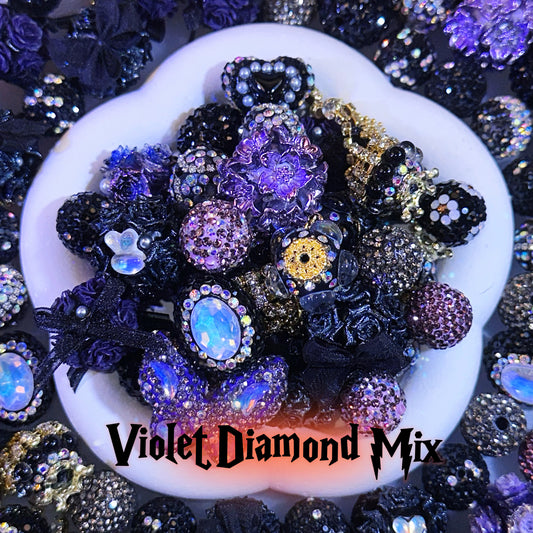 【For Pen/Key Chain】Live Product- Violet Diamond Mix
