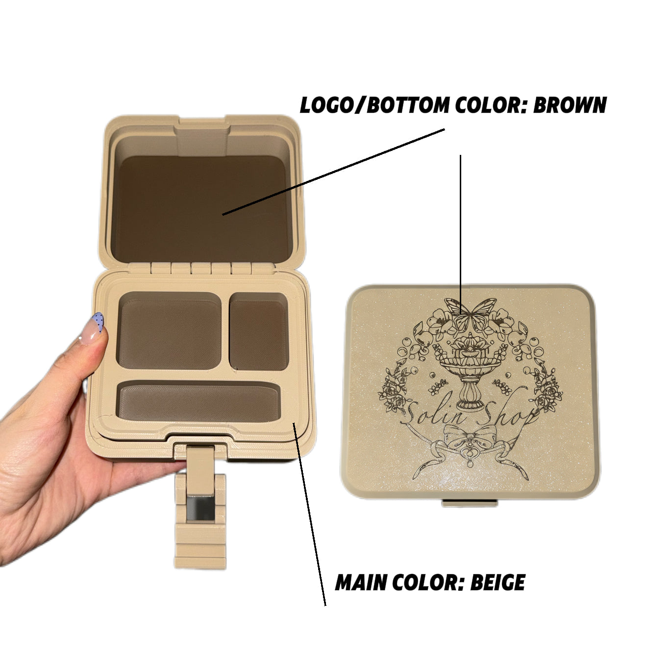 【💎Solinshop Exclusive】 Solinshop Exclusive Jewelry Box（12*10*8cm）
