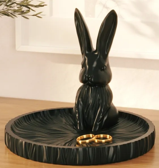 【💎Solinshop Exclusive】 Rabbit Jewelry Dish（17x18x15cm）