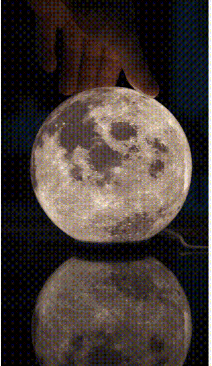 【💎Solinshop Exclusive】🌙 Solinshop Exclusive LED Moon（15x15x14cm）